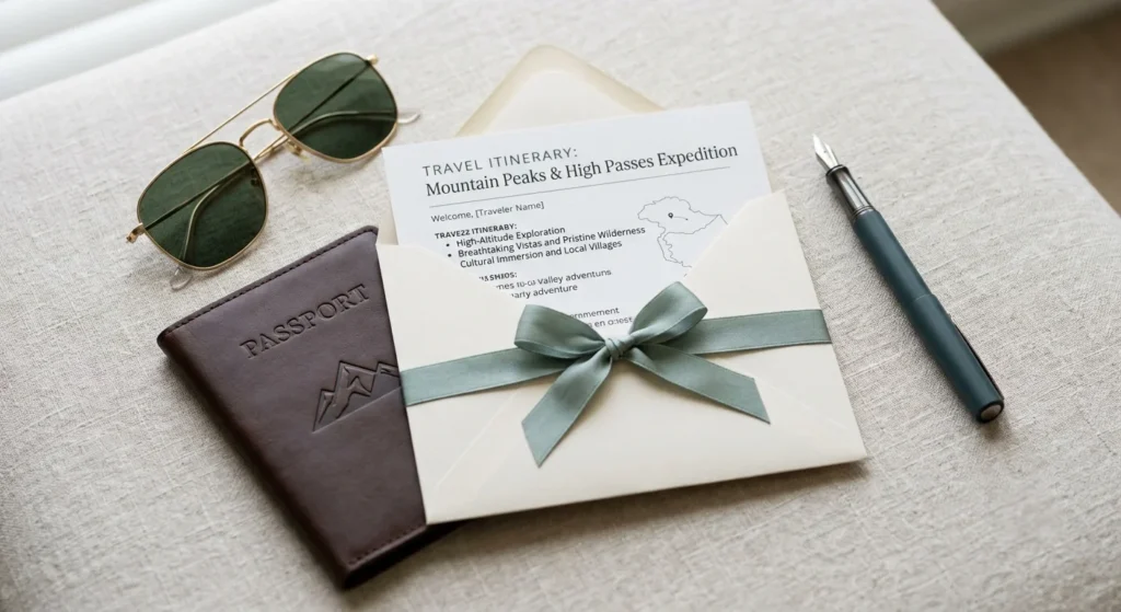Travel advisor client gifting
