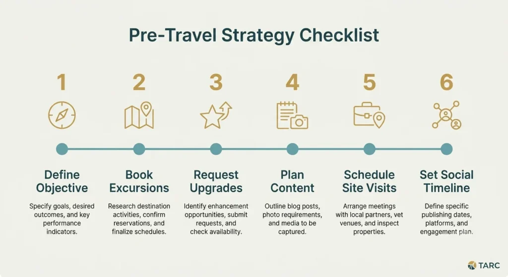 Personal travel strategy infographic