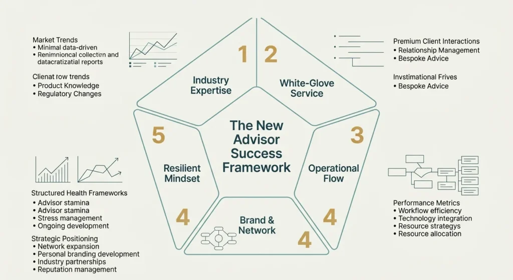 Success as a new travel advisor diagram